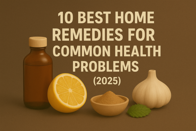 10 Best Home Remedies for Common Health Problems