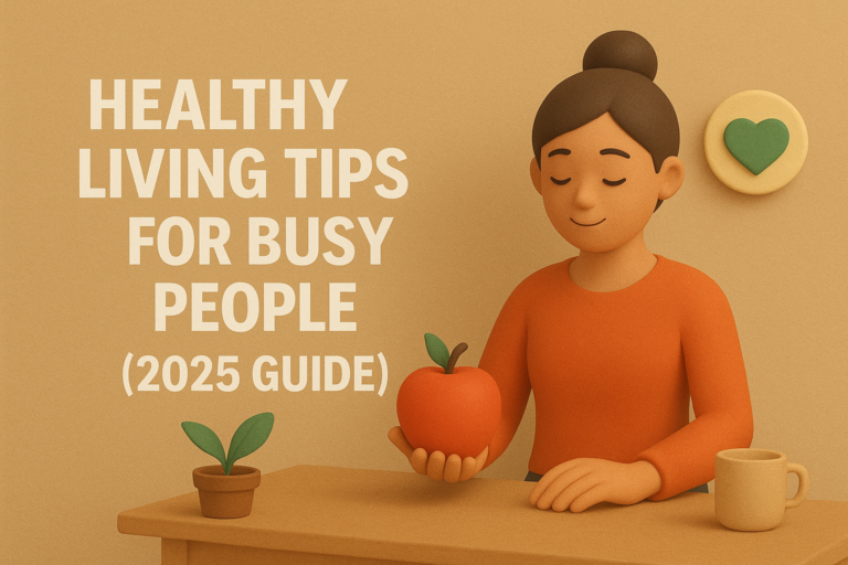 Healthy Living Tips for Busy People (2025 Guide)