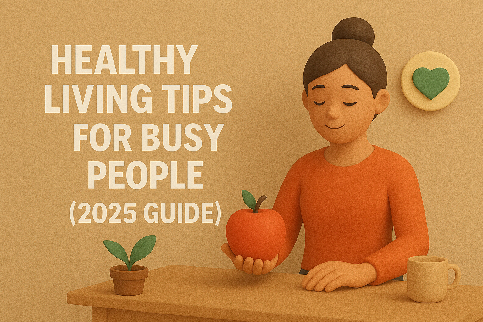Healthy Living Tips for Busy People (2025 Guide)