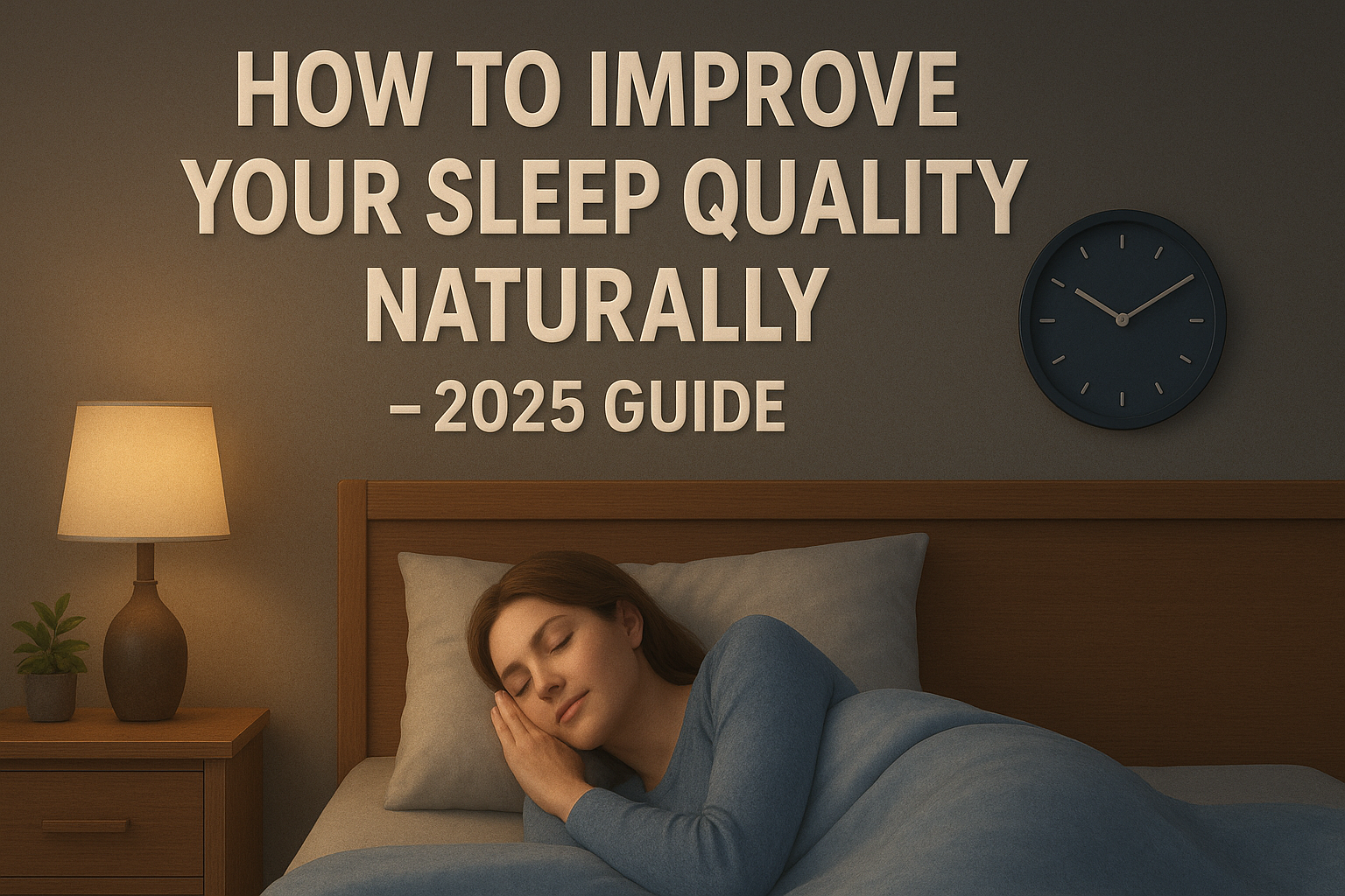 How to Improve Your Sleep Quality Naturally – 2025 Guide